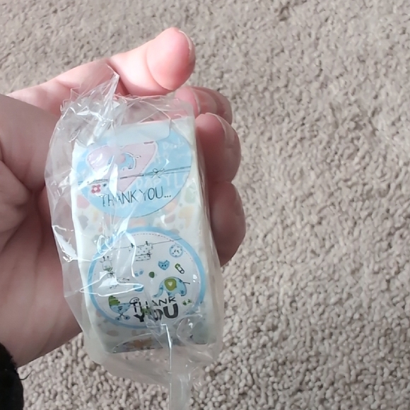 Colorful Thank You Stickers Roll - Picture 3 of 3